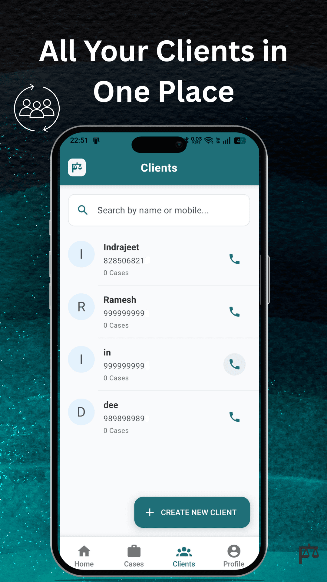 Peshi Searchable Client Directory